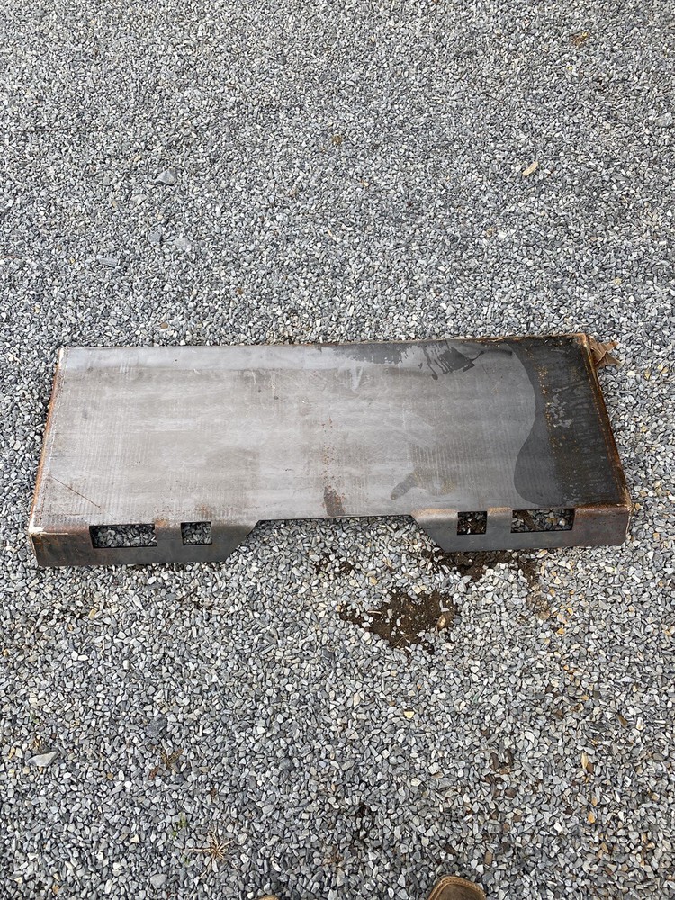skid steer quick tach plate