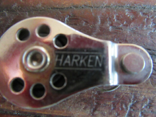 Harken Single Micro Forkhead Block #377 22mm Max Line 1/4"