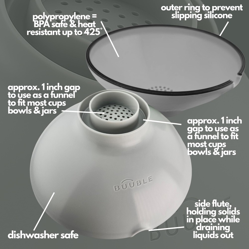 The Ultimate Grease Drainer gray