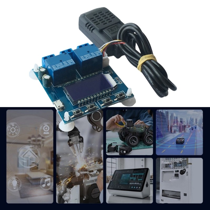 Digital Display Temperature Humidity Control Module -20 to 60℃ 10A Precisions