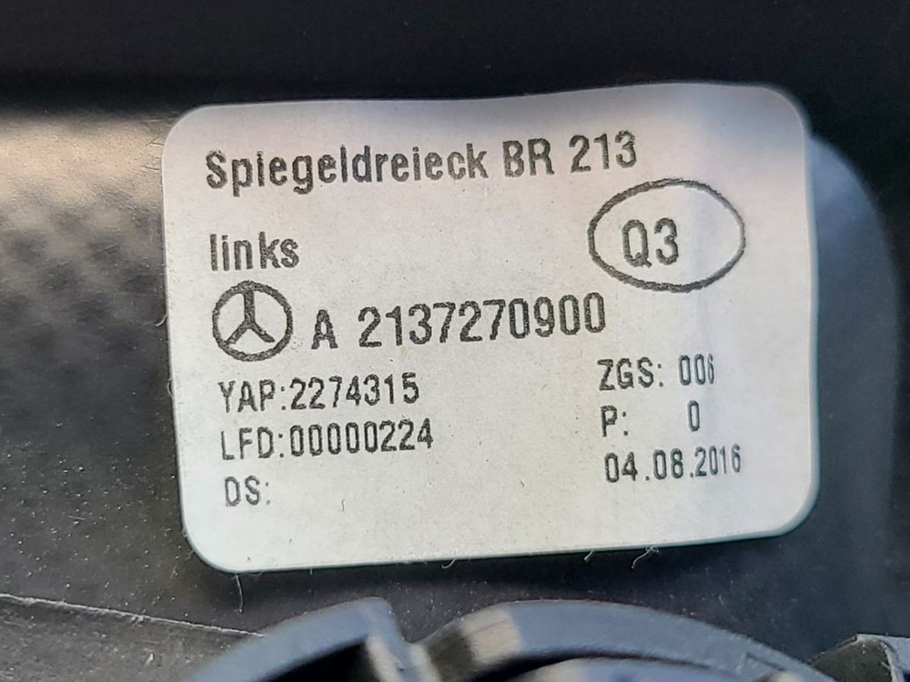 MERCEDES E-CLASS W213 A-Pillar Tweeter Left A2137270900