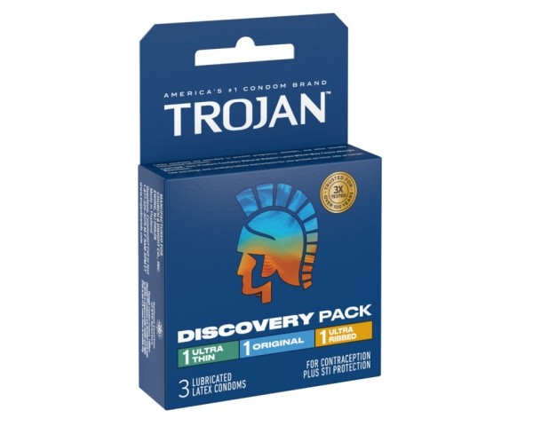Trojan Discovery Pack Condoms - 3 count