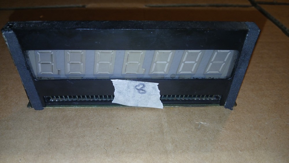 Bally Pinball 7 Digit Numeric Display Working 👀SEE VIDEO & DESCRIPTION👀