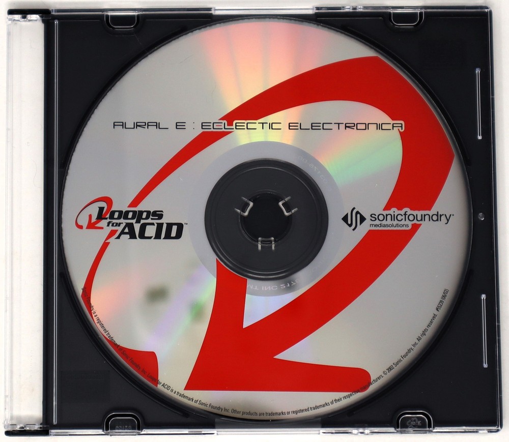 Sonic Foundry Eclectic Electronica Loops For Acid Loops Library/Sampling CD