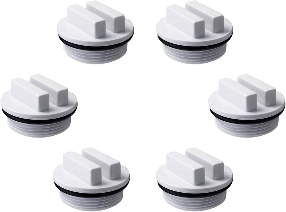 6PK 1.5" Threaded Pool Return Line Winterizing Plug Filter Fits Hayward SP1022C