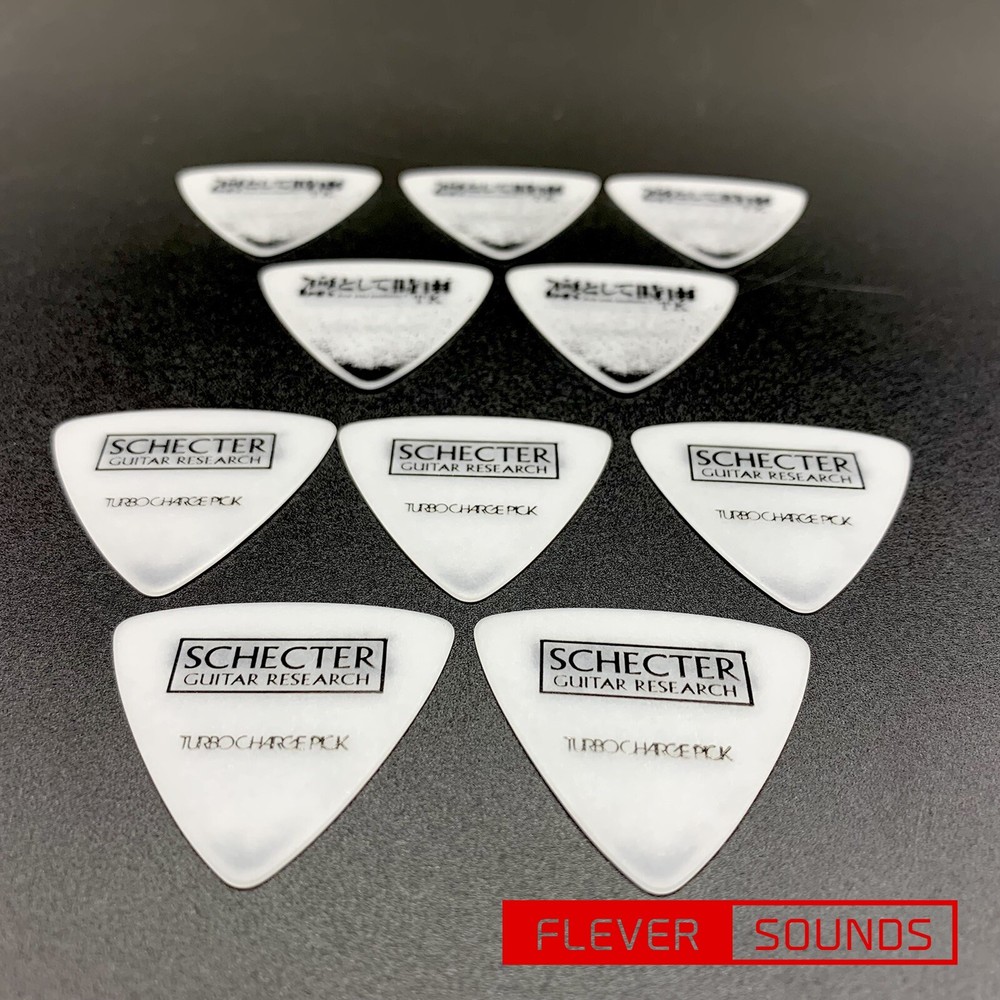Schecter Guitar Pick SPA-TK10 WH Ling tosite sigure TK Model Medium 10 Piece Set