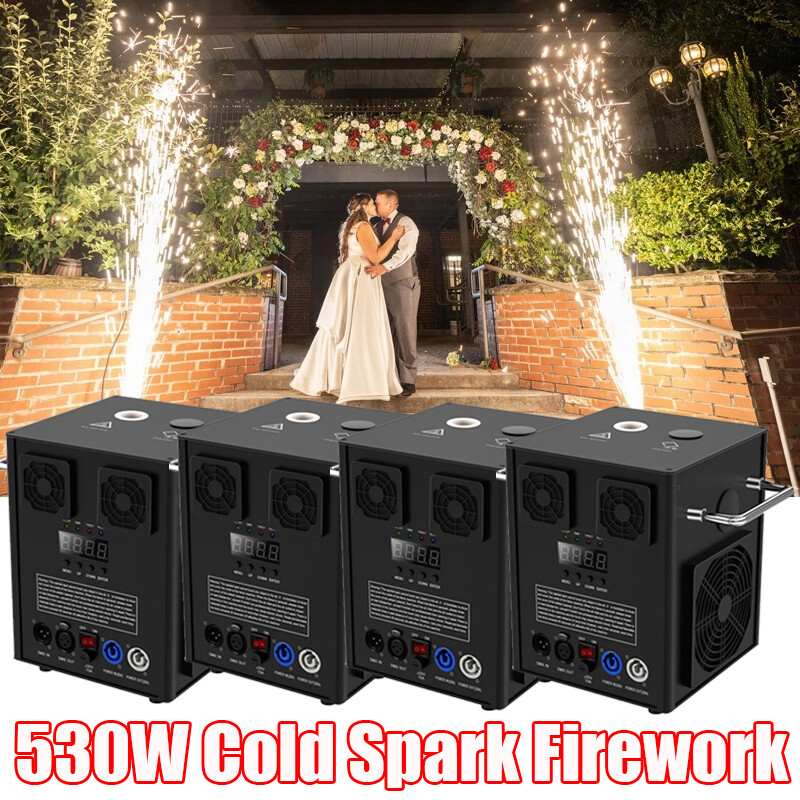 4PCS Cold Spark Firework Machine Stage Effect DMX Machine dj event party Wedding