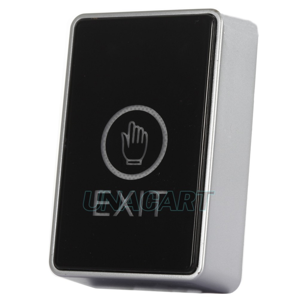 Touch Pad 12V Door Exit Release Button Switch For Access Control W/ LED Light