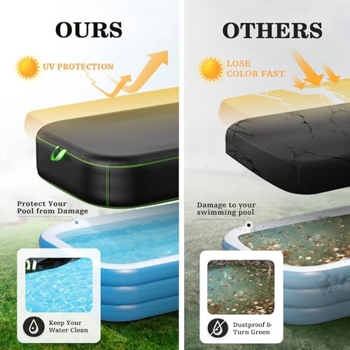 120 in x 72 in Black(Rectangular) Only for rectangle inflatable pools