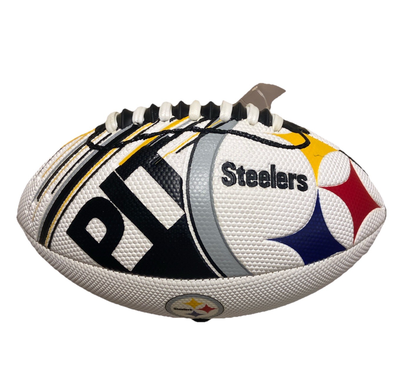 Franklin Sports NFL Pittsburgh Steelers 8.5" Rubber Football - Kids Mini Ball