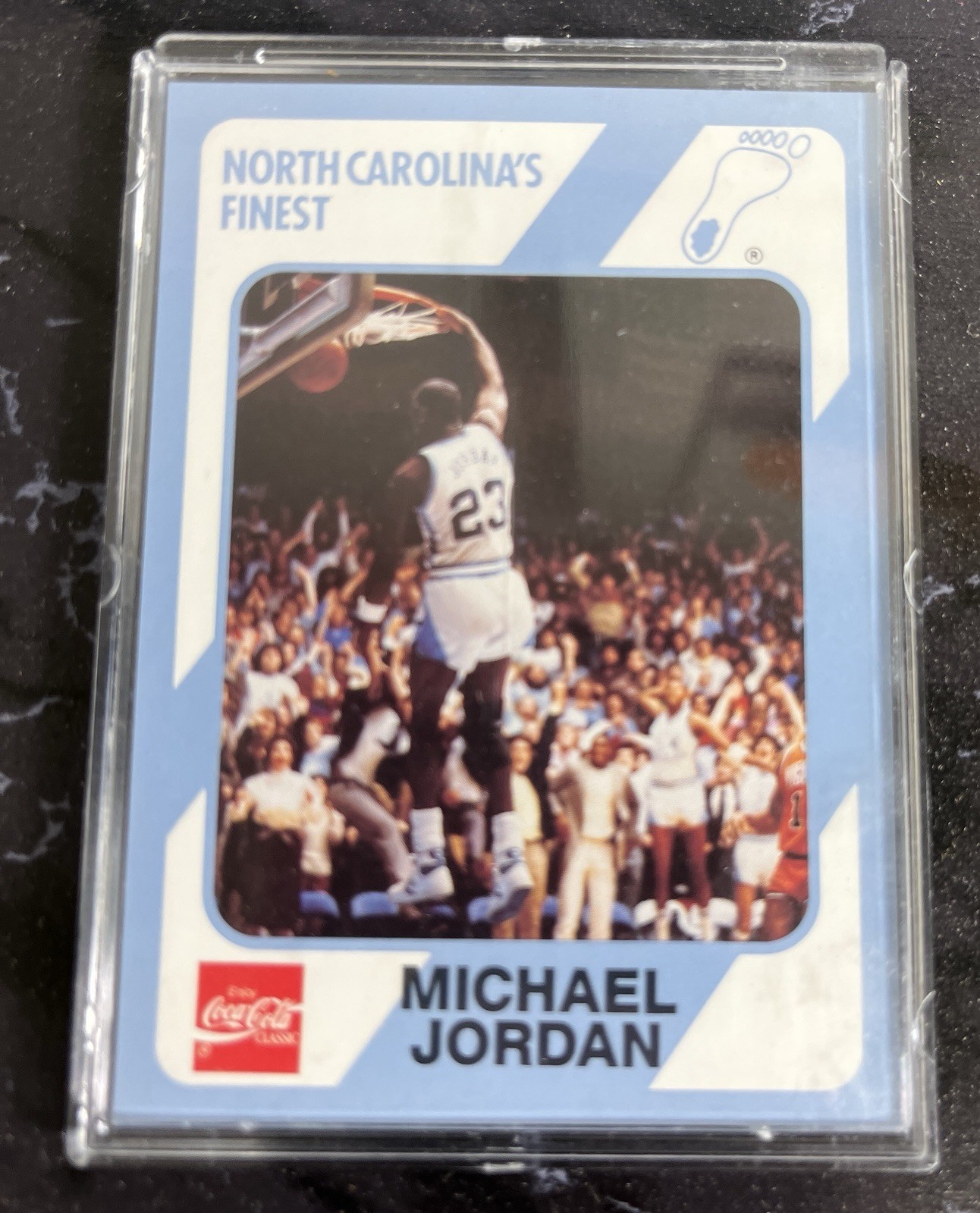 MICHAEL JORDAN COCA COLA NORTH CAROLINA PLAQUE RARE 1989 in box mint near mint