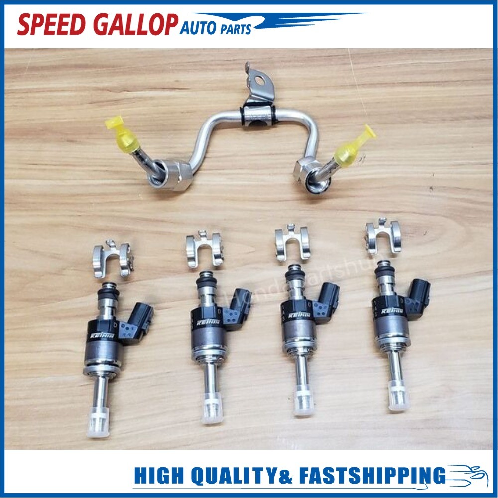 Genuine Honda OEM Fuel Injector Kit For 1.5 L Turbo Injector Set & Fuel Pipe New
