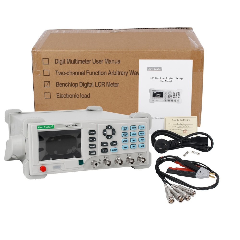 LCR Meter DCR Electrolytic Capacitance Meter 10Hz-10kHz Continuously Adjustable