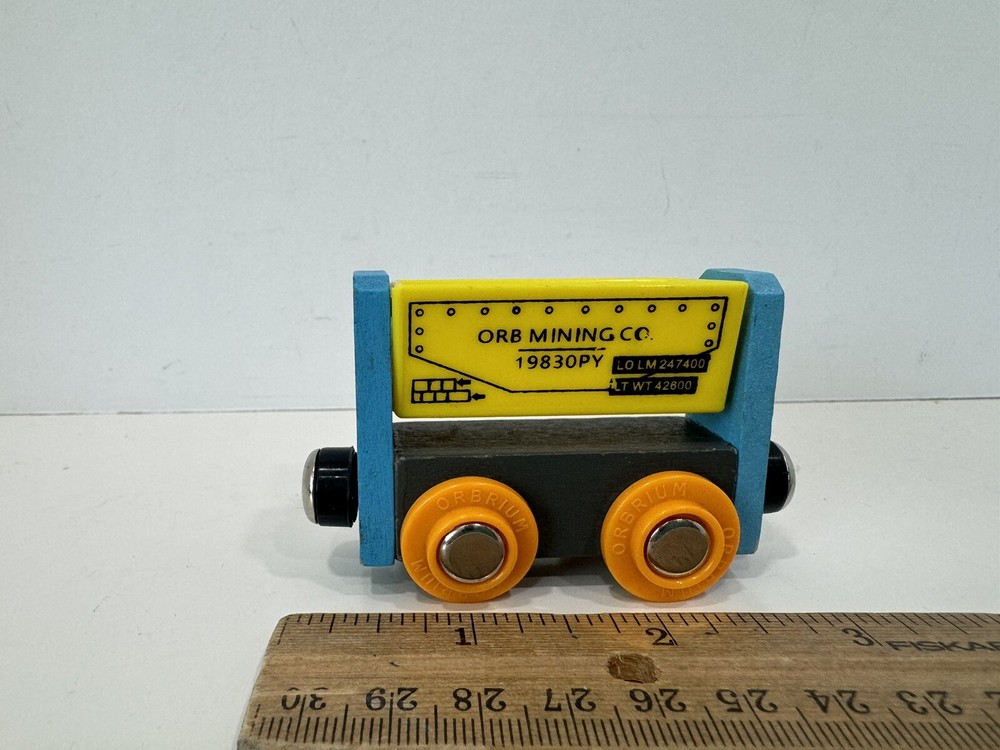 Orbrium Magnetic Wooden Train Car Orb Mining Co.Replacement