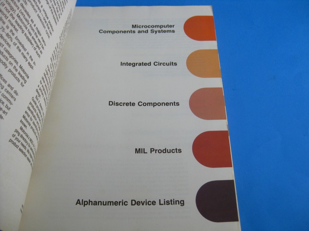 Motorola Semiconductor Master Selection Guide & Catalog Vintage 1984 Electronics