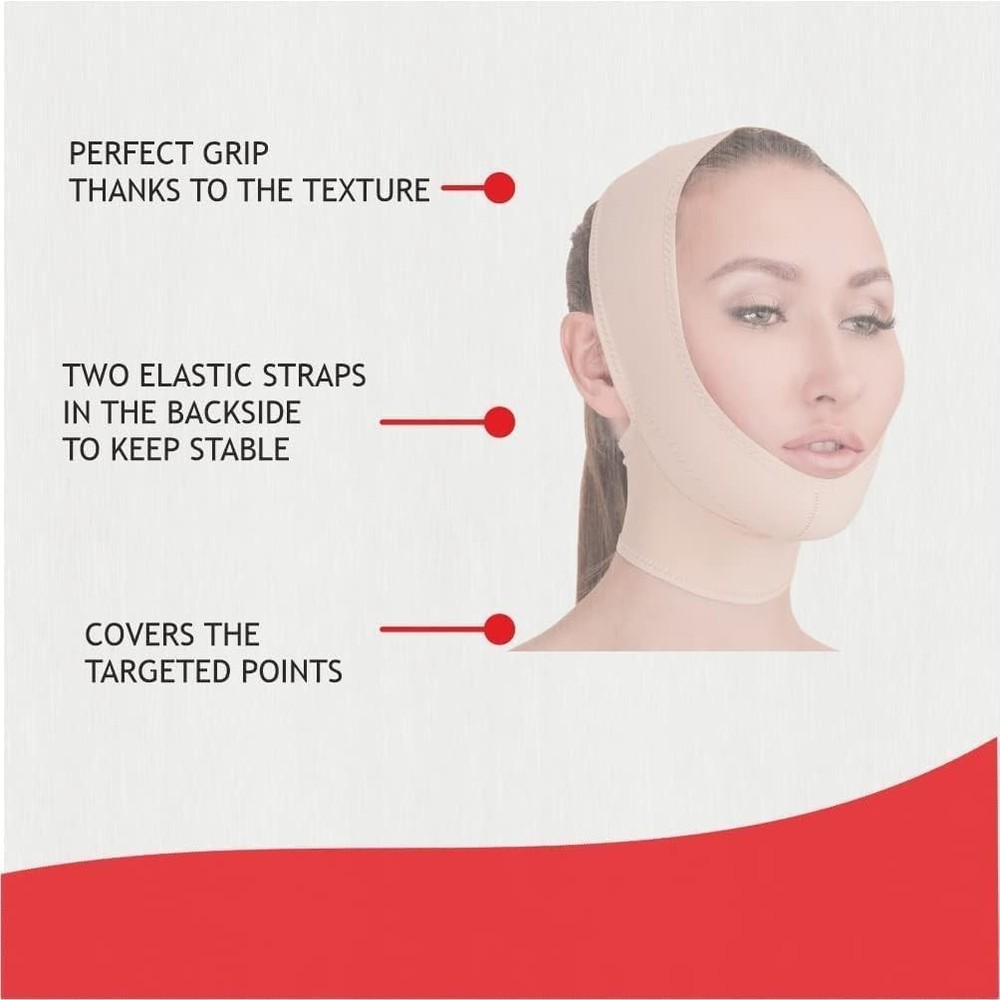 Face Lifting Chin Compression Bandage - Post Surgery Support