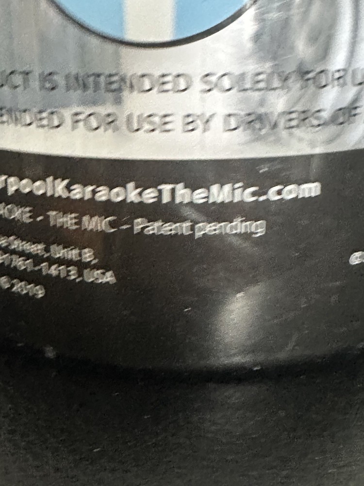 Never Removed James Gordon Singing Machine Carpool Karaoke Bluetooth Microphone