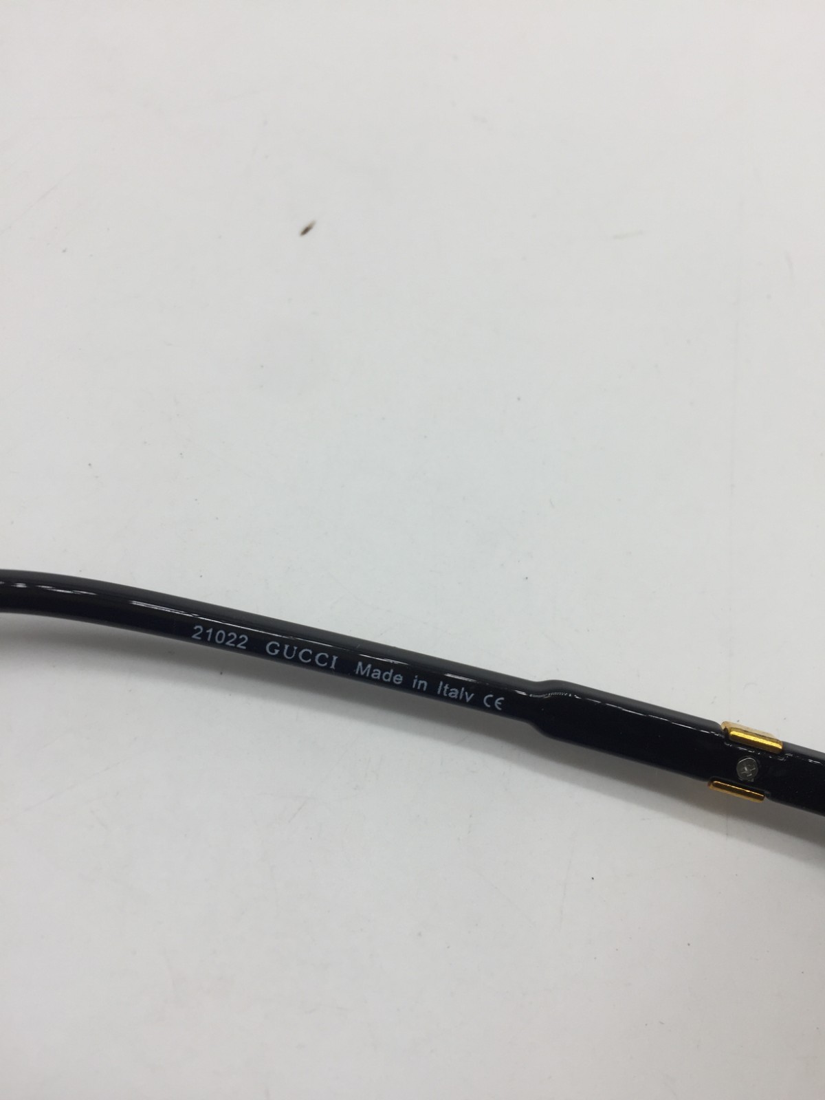 Gucci Gunmetal Designer Sunglasses Brown Lens