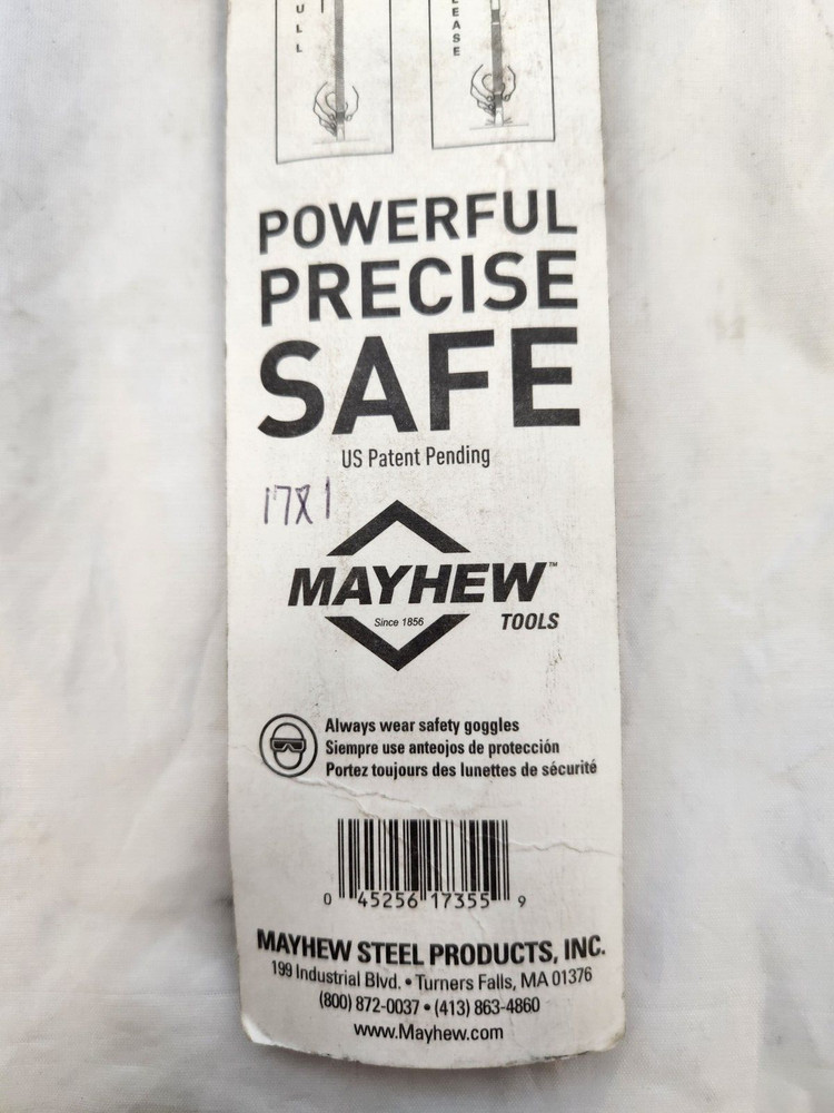 Mayhew 17355 5/16" Cold Chisel/Hammer