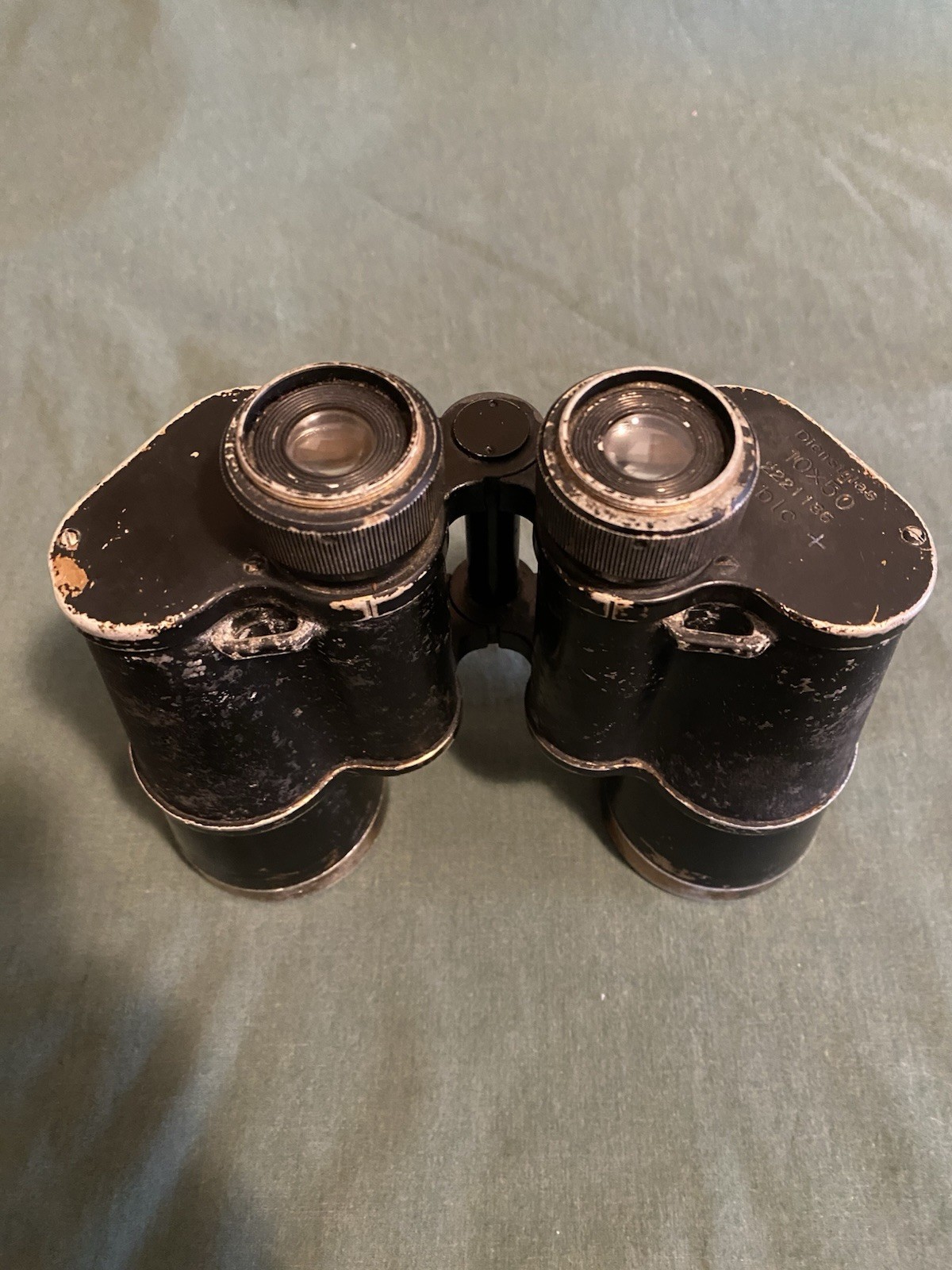 Vintage Original WW2 German 10x50 Binoculars Dienstglass