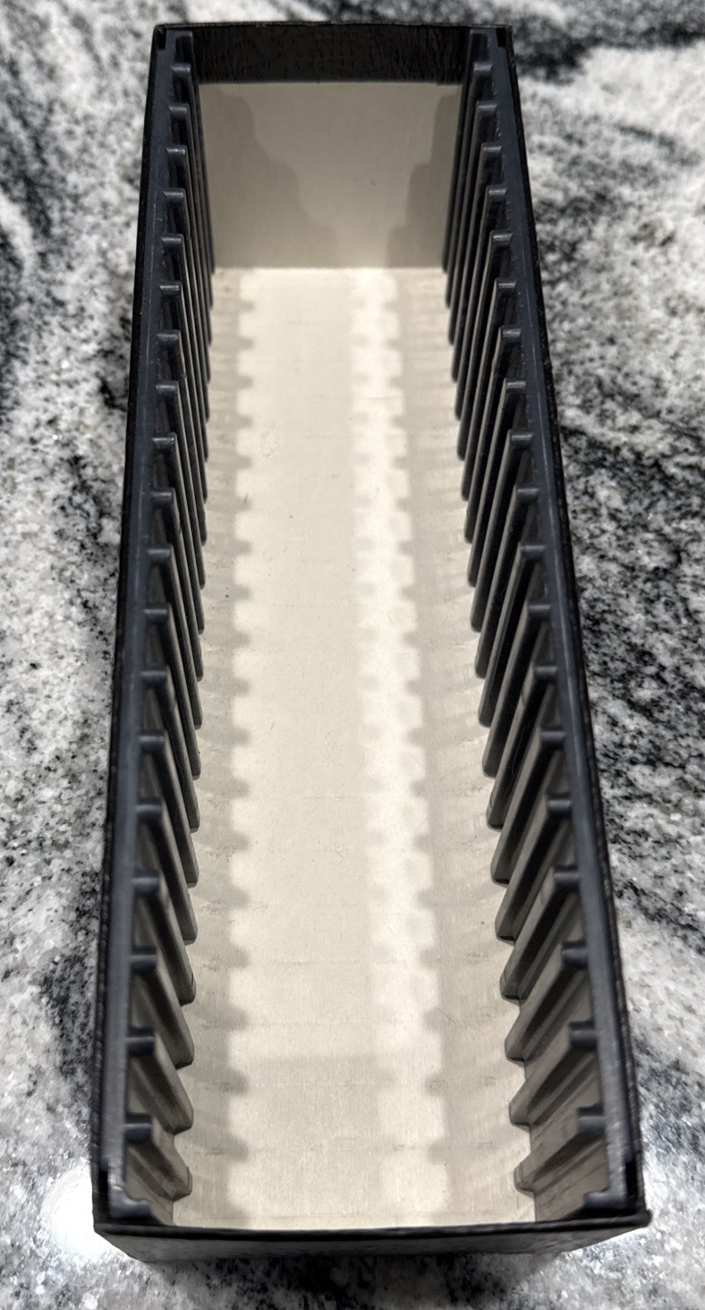 Vintage Black PCGS Storage Box For 20 Rattler Slabs / Graded Coin Holders Empty