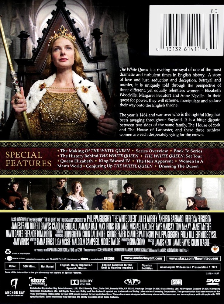 The White Queen (DVD) NEW
