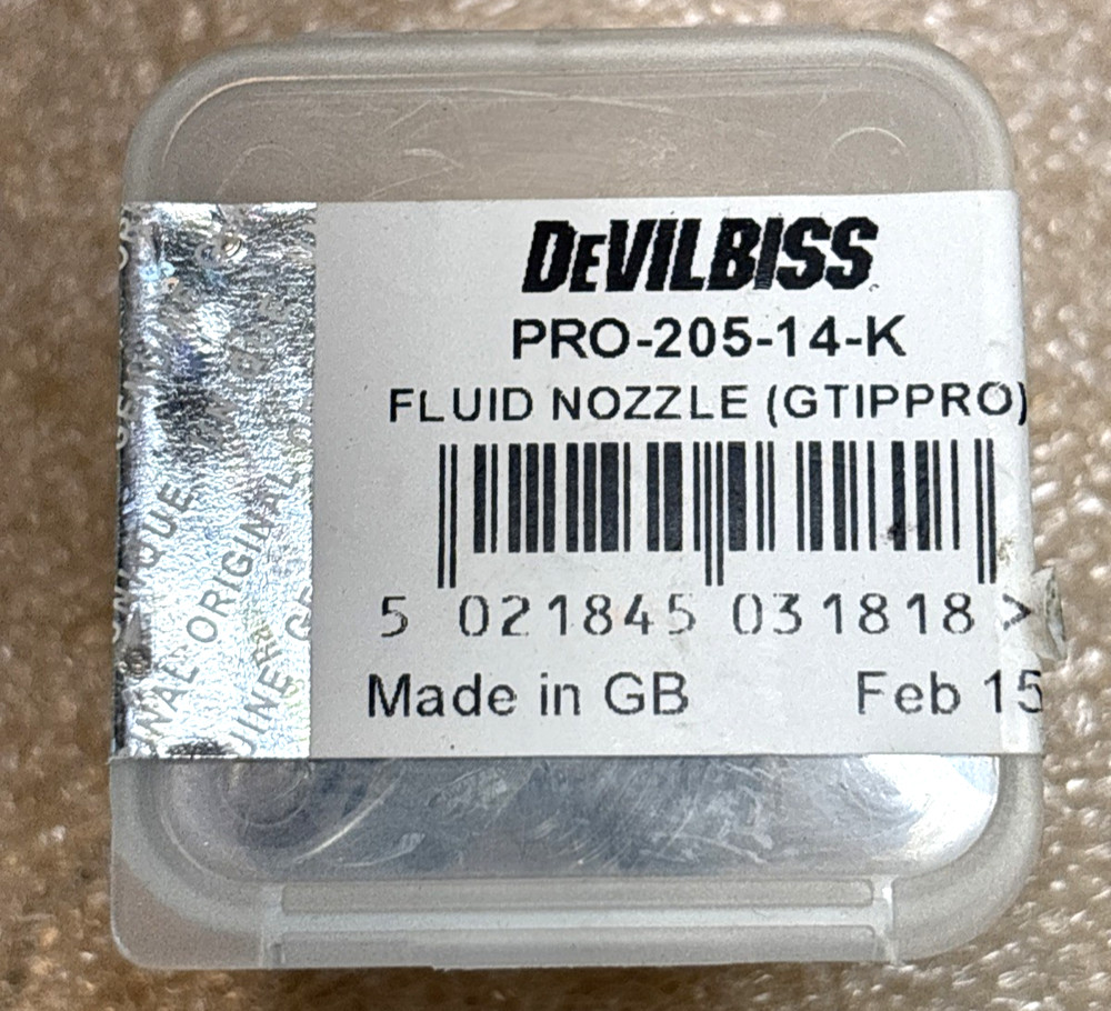 DeVilbiss 1.4mm Conventional Fluid Nozzle PROC-245-14-K GTi Pro tip