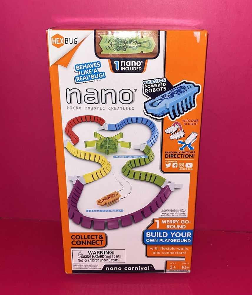 Hexbug Nano Carnival Micro Robotic Creatures Construction Kit Includes 1 nano