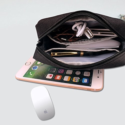 Universal Electronics/Accessories Soft Carrying Case Bag, Durable Small-Black
