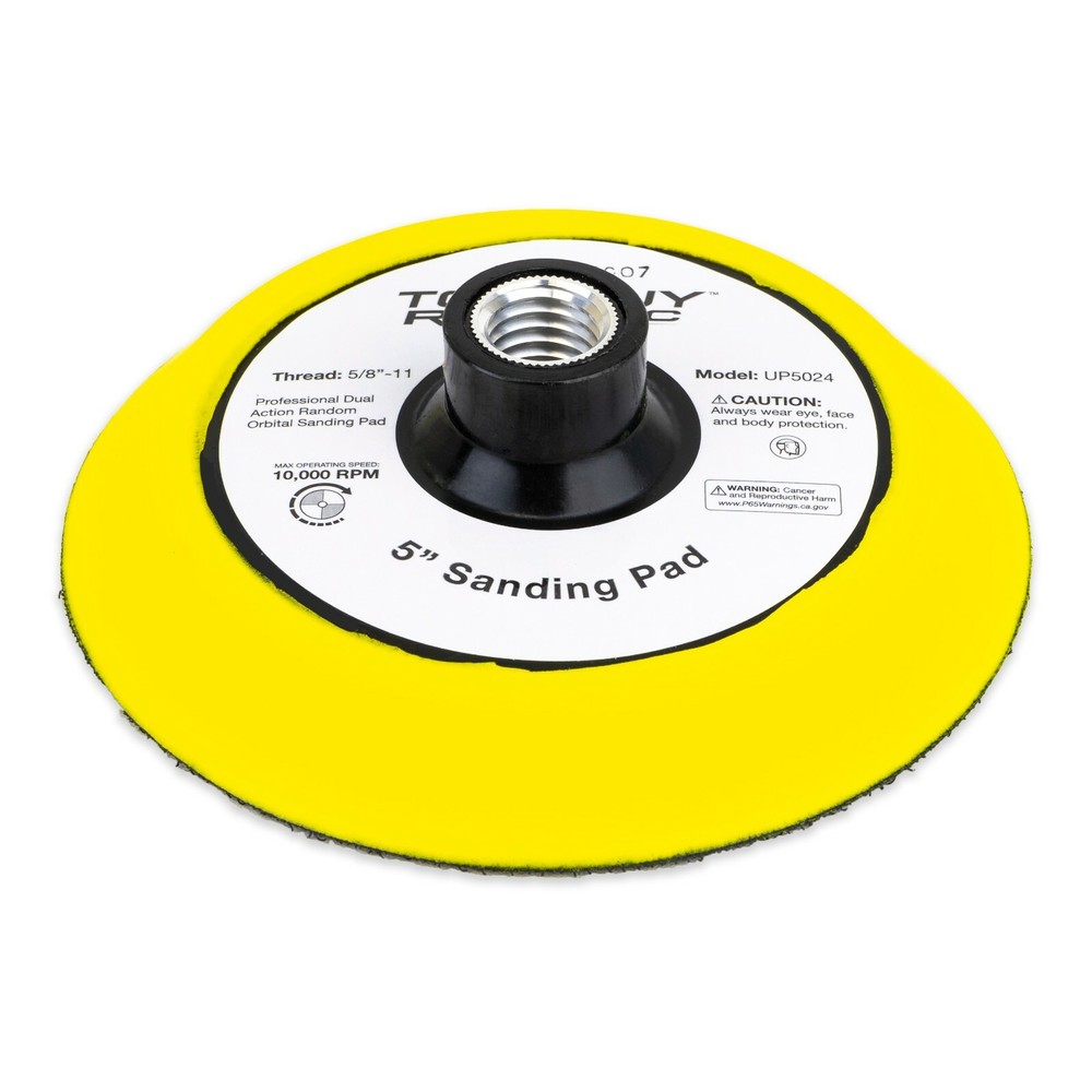 TGR 5" Hook and Loop Sanding Pad with 5/8-11 Threads