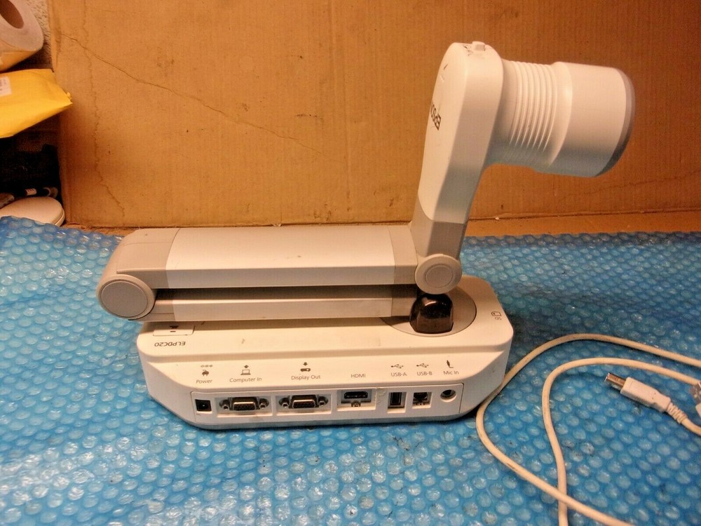 EPSON ELPDC20 High-Definition Document Camera Visualiser (N0NE TESTED)