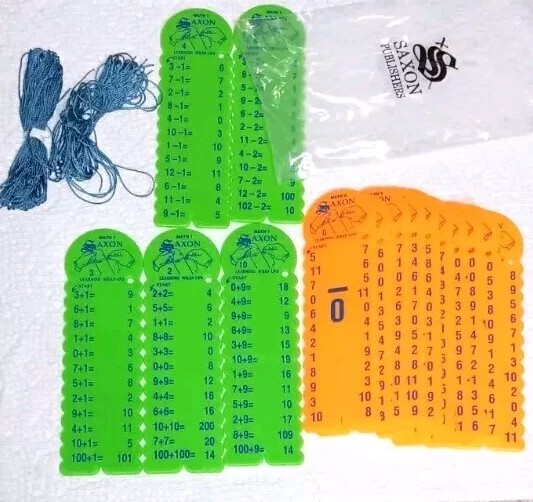 New MATH Wrap Ups Saxon Learning Addition Subtraction 0 - 9 & Extras Class Home