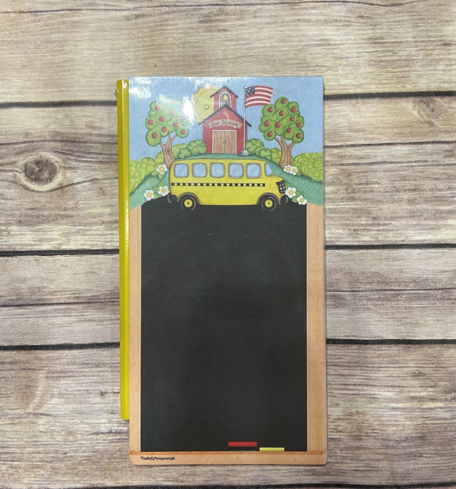 NWT School Bus Notepad And Pencil