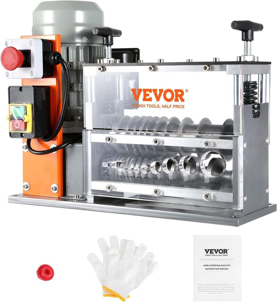 Electric Wire Stripping Machine, 0.06''-1.57'' Automatic Wire Stripper Machine