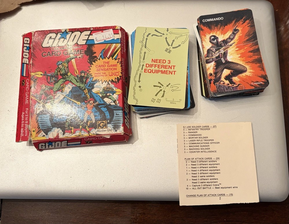 1982 Hasbro Sealed G.I.Joe Card Game