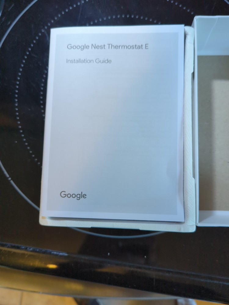 Google Nest Thermostat E Programmable White