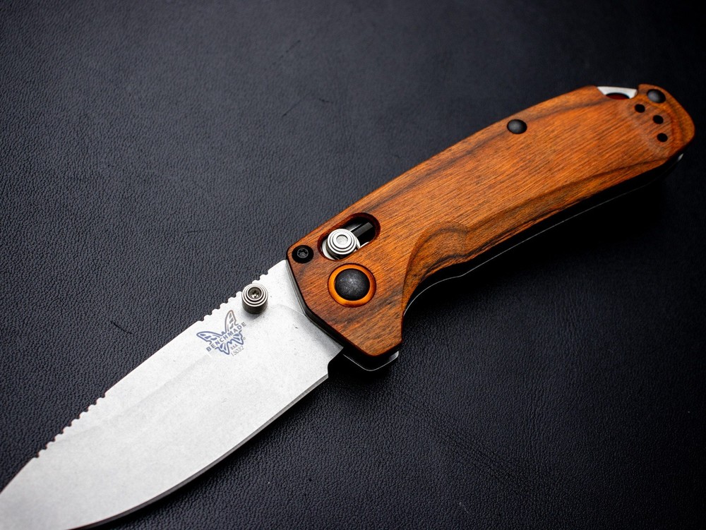 Benchmade North Fork Stabilized Wood 15032