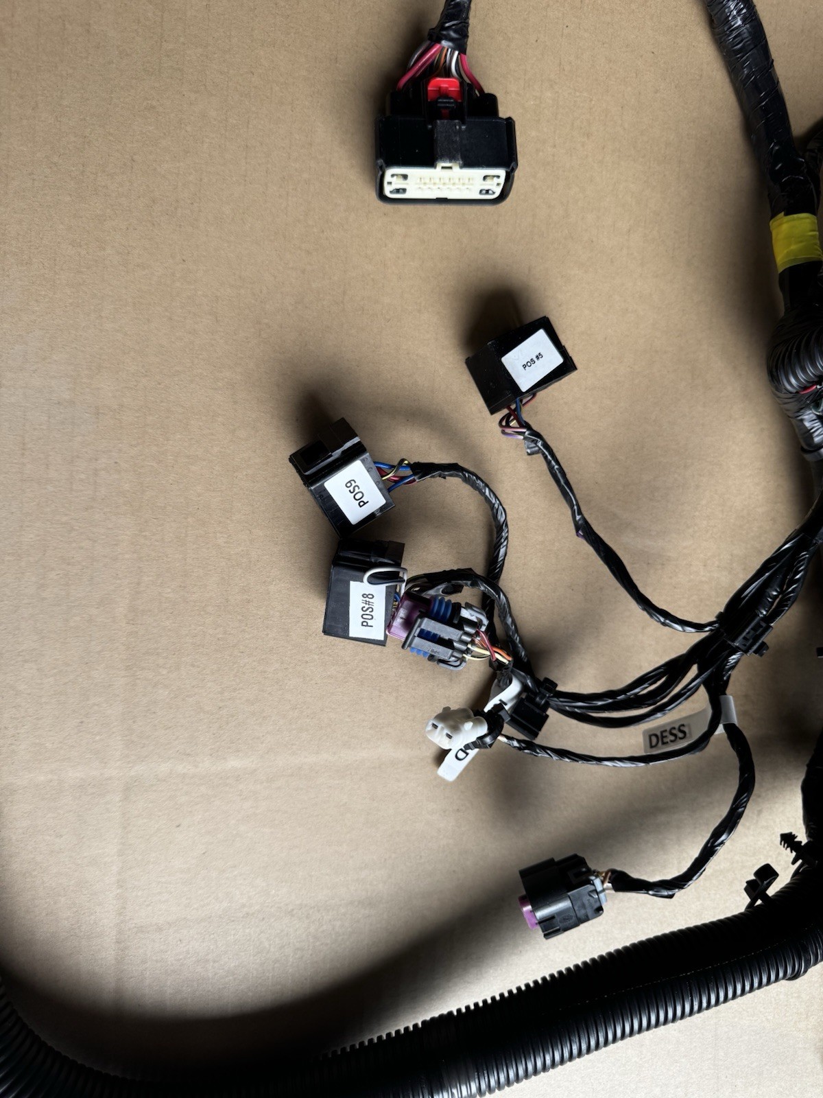 Used like new Can-Am Maverick X3 RS Turbo RR OEM main wiring harness - 710009540