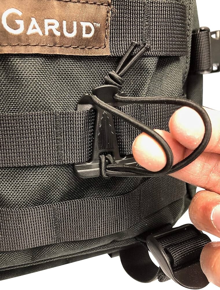 MOLLE Web Dominator Shock Cord Loops, USMC Coyote, 2-PACK