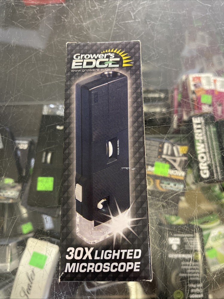 Grower’s Edge 30x Lighted Microscope ￼