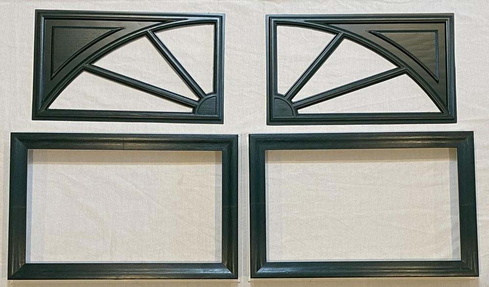 Hunter Green Amarr Garage Door Window Kit Short Panel Frame Insert Glass Options