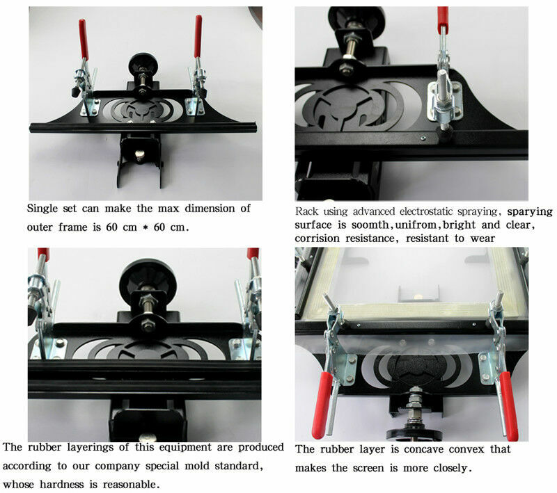 TechTongda Screen Printer Plate Make Kit:Screen Stretcher&Exposure Unit&Adhesive