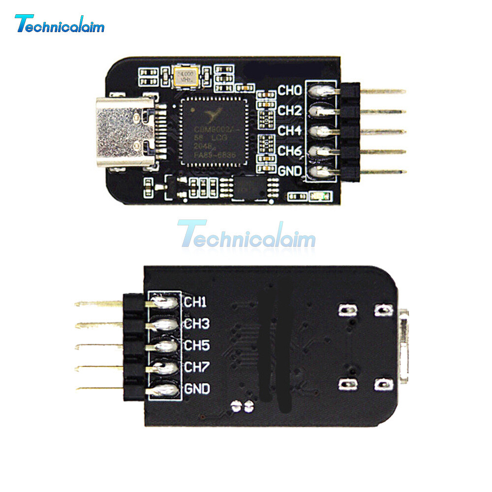 Mini Logic Analyzer Type C MCU Arm FPGA Debugging Tool 24m Sampling 8-Channels-