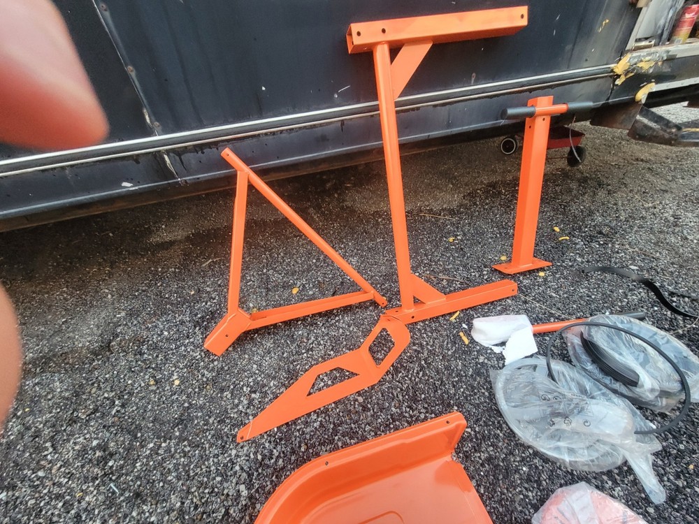 CENTRAL MACHINERY Cement Mixer Broken Belt *READ