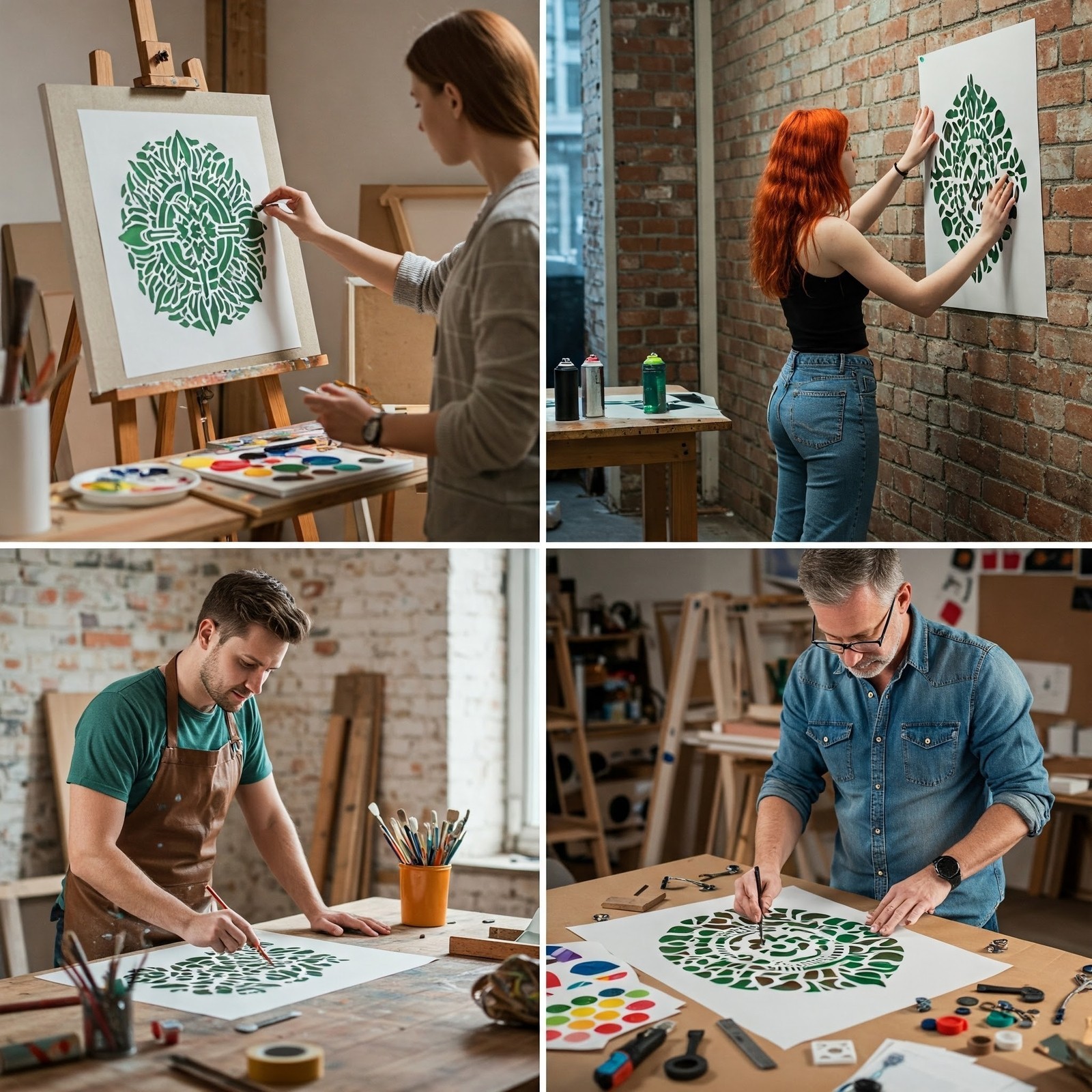 Custom Stencil with Logo, Text - Personalised Reusable Mylar Stencils