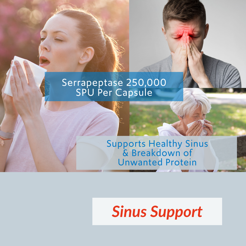 iSerra 250,000 SPU Serrapeptase Enzyme - 90 Delayed Release Capsules