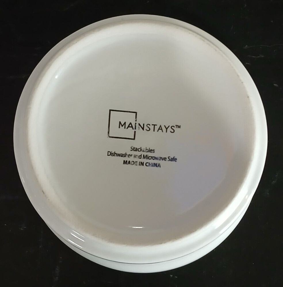 Mainstays Stackables Stoneware White Round Ramekin 4"