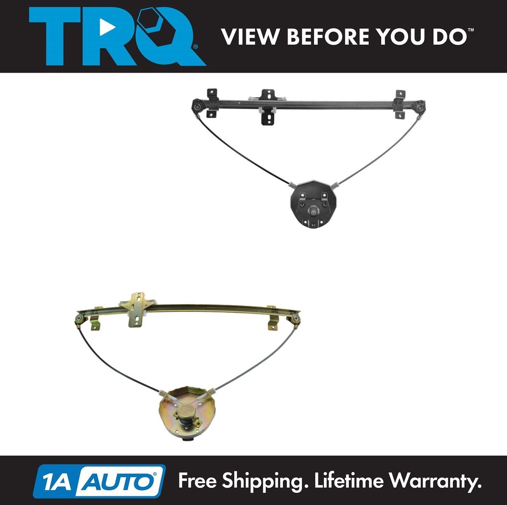 TRQ Manual Window Regulator Left Right Pair for Sidekick Tracker Sunrunner