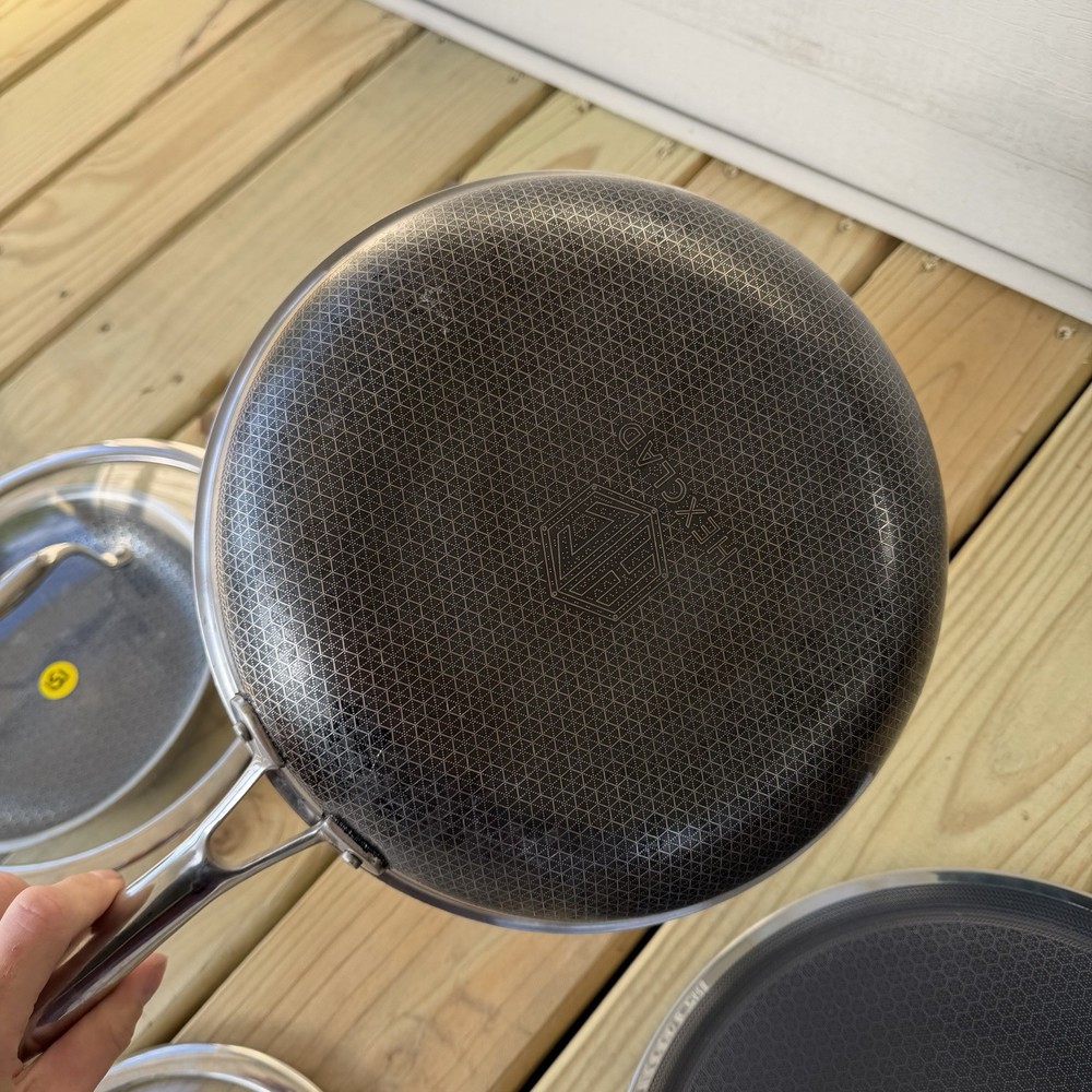 Hexclad Hybrid Cookware 7 Piece Set Preowned Great Condition