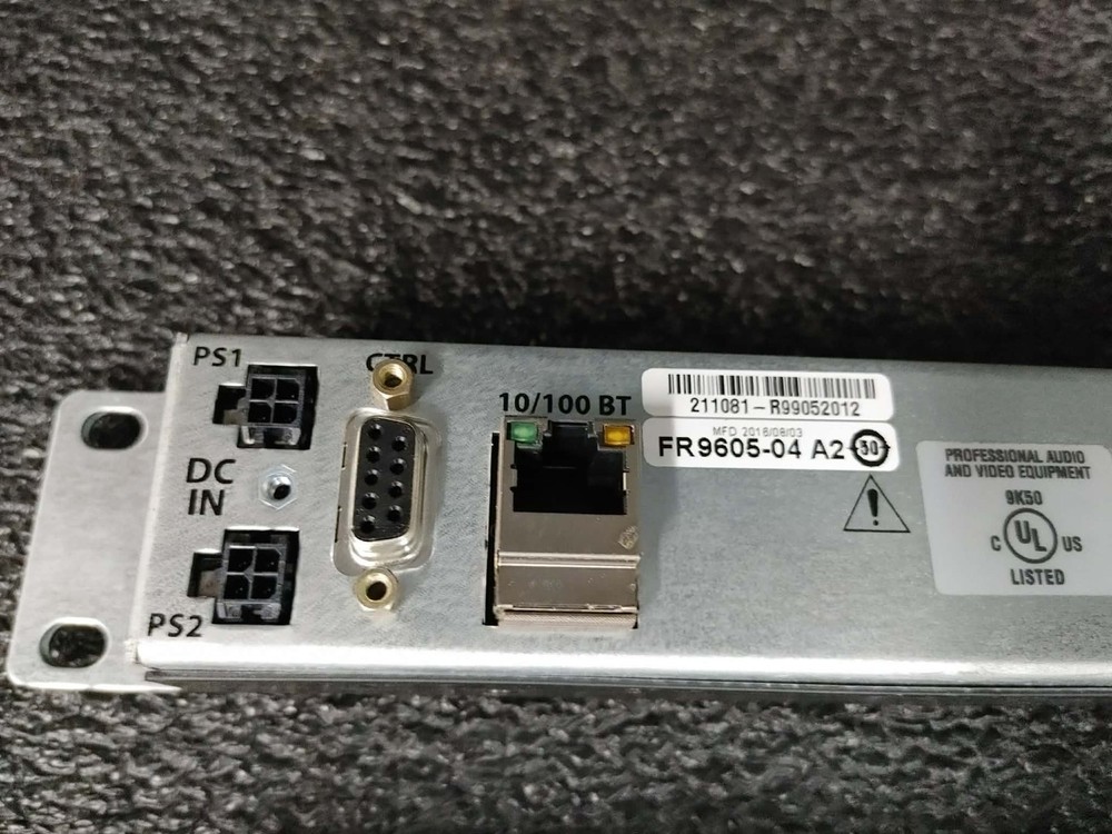 Belden GV Miranda NVision NV9605 1RU Multimode Paging Shallow Control Panel